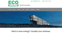 Desktop Screenshot of ecoglass.ca
